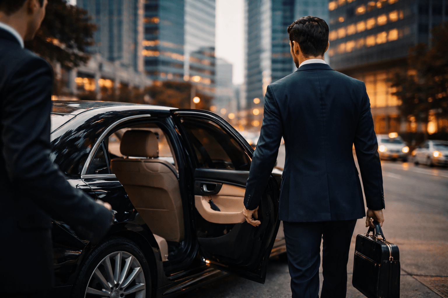 Service de chauffeur privé à l'heure ou à la journée avec véhicule de luxe